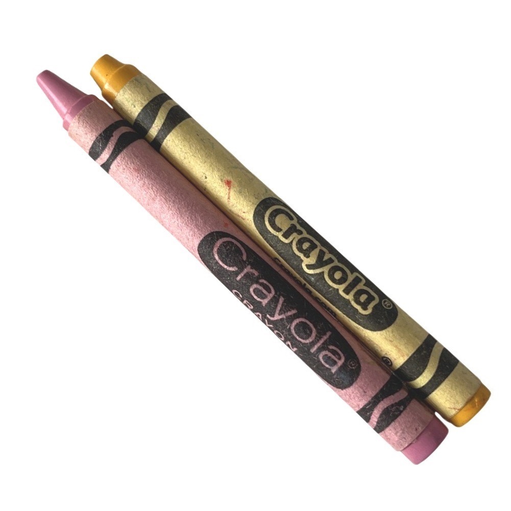 Thistle Crayola Crayon‎  Retired USA UNUSED Vintage Binney & Smith + DANDELION